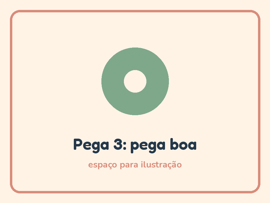 Ilustração da pega boa